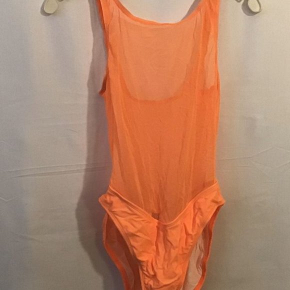 Anne Cole Collection Shear Neon Orange Size 12 - Picture 1 of 5